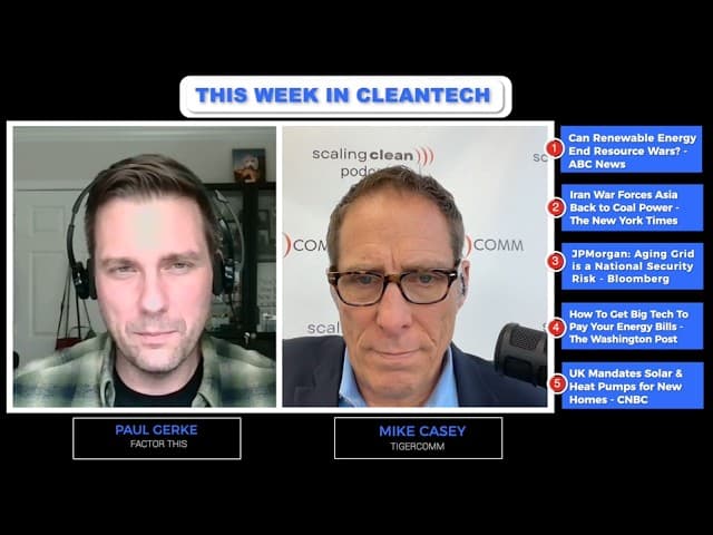 Iran conflict highlights perils of fossil fuel dependence – This Week in Cleantech